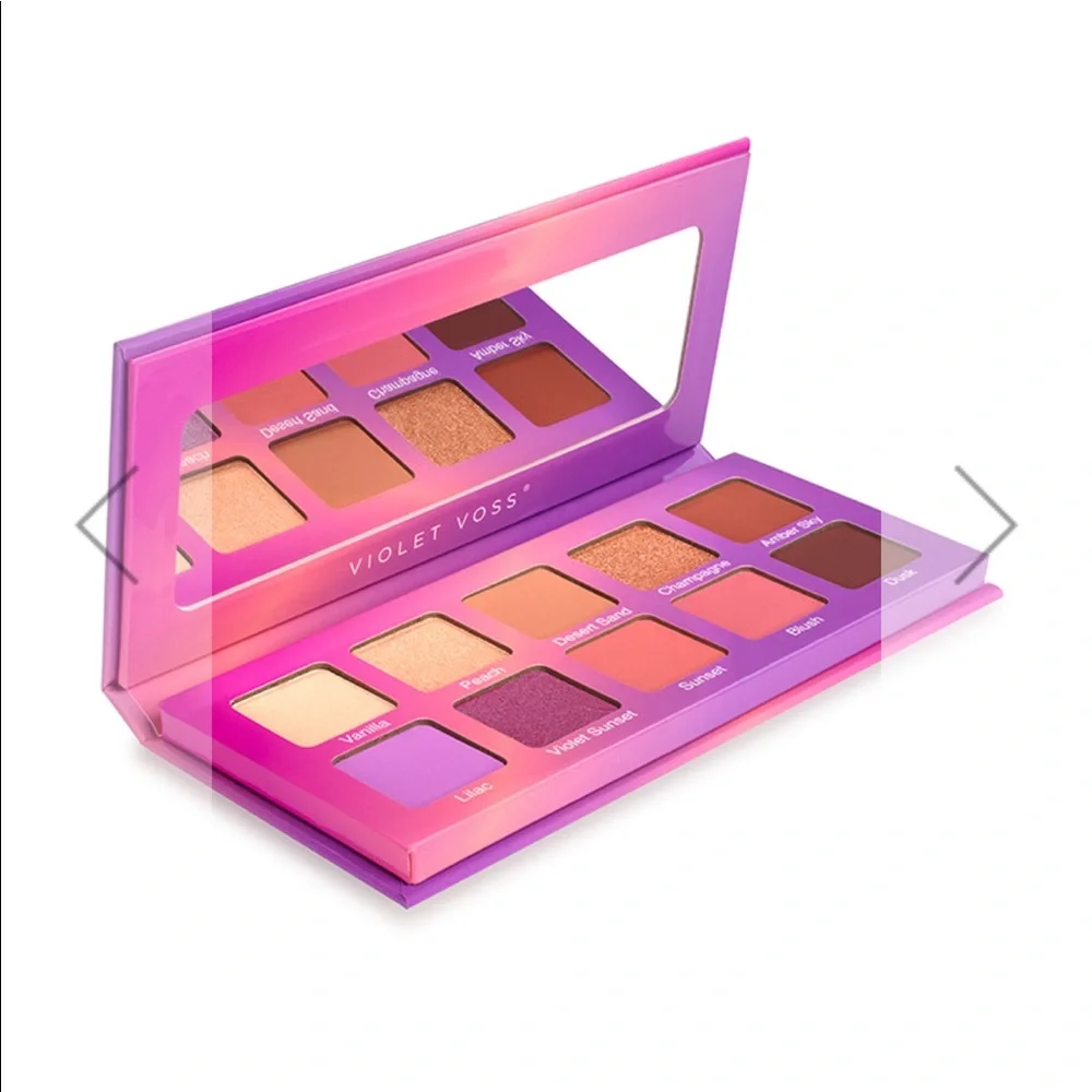 VIOLET VOSS Violet Sunset Eyeshadow Press Pigment Palette $36 NIP